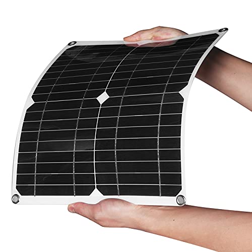 AIZYR 600W Monocrystaline Solar Panel Dual USB Sun Power with IP65 Waterproof 60A Controller for Outdoor Camping Hiking (23% Efficiency)