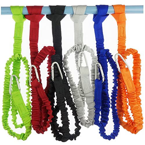 Kasteco 6 Pack Stretchable Paddle Leash Paddle Holder Tool Lanyard for Kayak and Paddles, Fishing Poles Rods | The Storepaperoomates Retail Market - Fast Affordable Shopping
