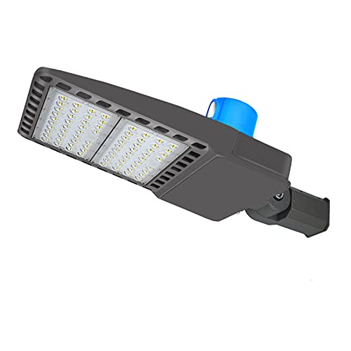 WYZM 300W LED Parking Lot Light 39000LM 5500K with Dusk-to-Dawn photocell, Commercial LED Area Lighting, IP65 Waterproof LED Street Light for Stadium|Parking Lot|Court|Roadways