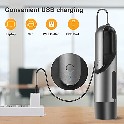 Handheld Vacuum Cleaner Cordless，Portable Vacuum,Small USB Handheld Vacuum,Car Vacuum Cleaner, for Pet Hair, Home and Car | The Storepaperoomates Retail Market - Fast Affordable Shopping