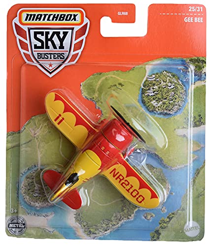 Matchbox Gee Bee, Sky Busters 25/31 [red/Yellow]