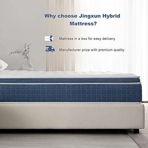 Jingxun Full Mattress, 10 Inch Hybrid Innerspring Mattress with Memory Foam,Innerspring Mattress Medium Firm Mattress in a Box Full Size Mattress for Sleep Supportive & Pressure Relief,Full Bed | The Storepaperoomates Retail Market - Fast Affordable Shopping