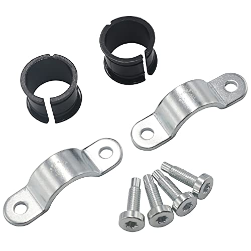 APPERFiT Automatic Transmission Steering Column Shift Tube Clamps w/ Bushings and Bolts