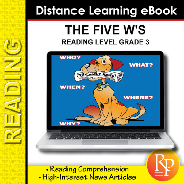 The Five W’s – Reading Level 3 (eBook)