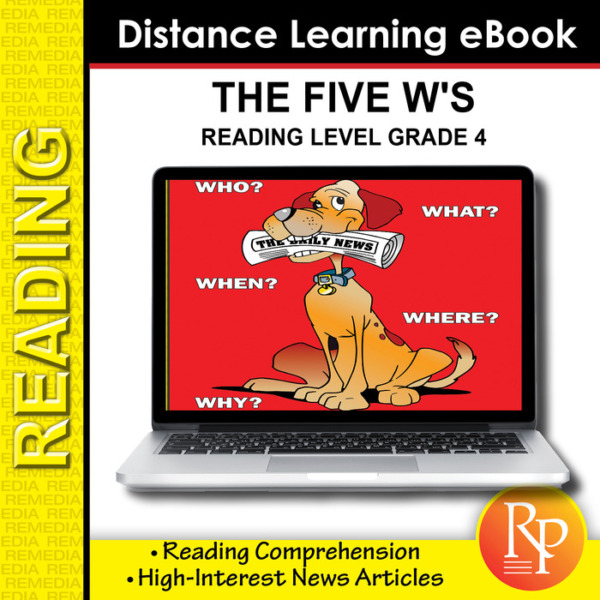 The Five W’s – Reading Level 4 (eBook)