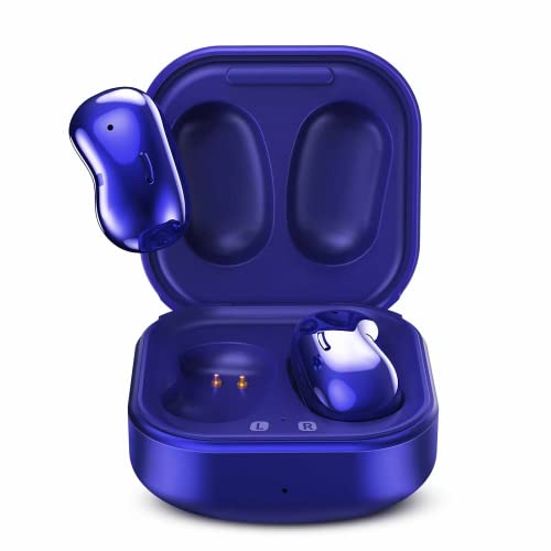 UrbanX Street Buds Live True Wireless Earbud Headphones for Samsung Galaxy S20 Ultra 5G – Wireless Earbuds w/Active Noise Cancelling – (US Version with Warranty) – Blue