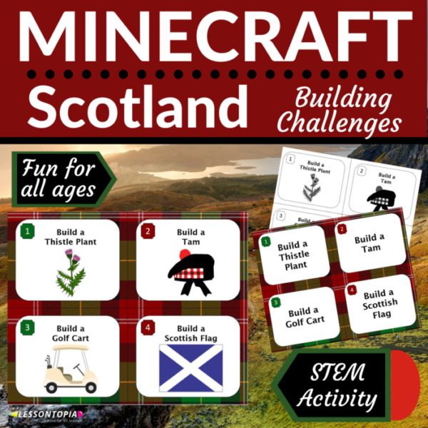 Minecraft Challenges | Scotland | STEM Activities