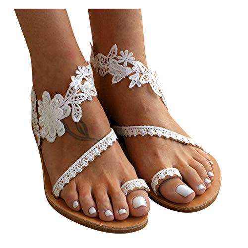 NOLDARES Sandals for Women Dressy Women’s Flowers Platform Comfortable Casual Sandal Summer Beach Travel Flip Flops Slippers