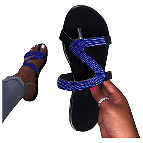 NOLDARES NIMIZIA Adjustable Slip on Eva Double Buckle Open Toe Slides Comfort Footbed Thong Sandals for Womens