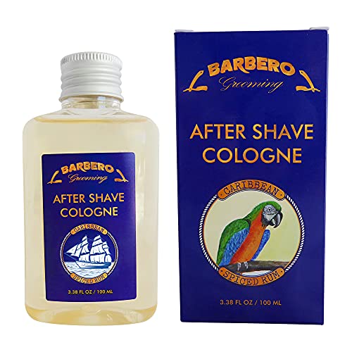 Barbero Grooming After Shave Cologne Caribbean Spiced Rum 3.38 fl oz / 100 ml