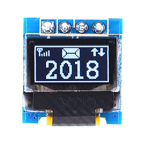 White 0.49 inch OLED Display Module 64×32 SSD1306 0.49″ Screen I2C IIC Super Bright for Arduino AVR STM32