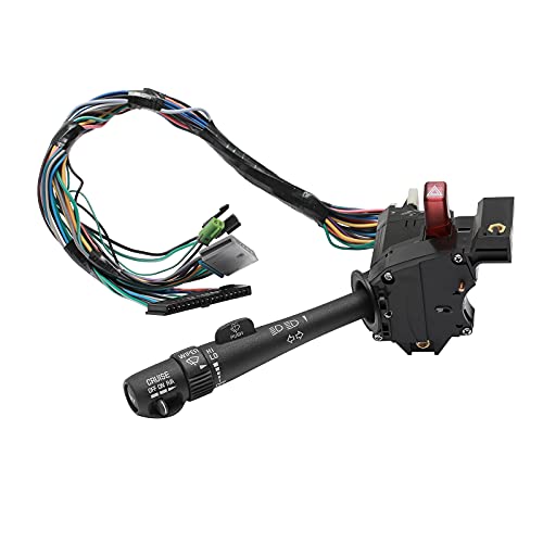 Multi-Function Combination Switch | Replacement for 1999-2002 Chevy Silverado, GMC Yukon & More | Replaces# 26100839, 3441937, CBS-1038 | Turn Signal, Wiper, Washers, Hazard Switch, Cruise Control