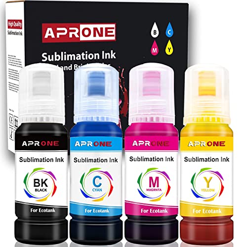 Autofill Syringe-Free Sublimation Ink for Epson EcoTank ET-4800 ET-2850 ET-2800 ET-2803 ET-2760 ET-2720 ET-2400 ET-3850 ET-2750 ET-4700 ET-4760 ET-5800 ET-15000 (Anti-UV/ICC Free)
