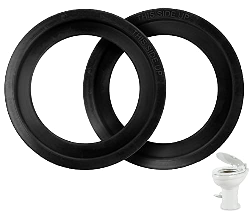385311658 RV Toilet Flush Ball Seal Kit Replacement, Compatible Flush Ball Seal for 320/310 / 300 RV Toilets, Ideal Toilet Replacement Gasket, 2 Pack.