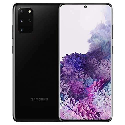 SAMSUNG Galaxy S20+ Plus (128GB, 12GB) 6.7″ 120Hz AMOLED, Snapdragon 865 Canada 5G Global 4G LTE (GSM + CDMA) Unlocked (AT&T, Verizon, T-Mobile, Metro) International Model SM-G986W (Cosmic Black)