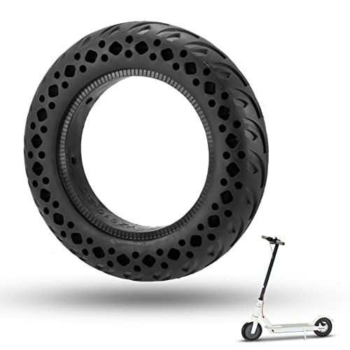 Upgrade Electric Scooter Honeycomb Tire, 10 Inch Solid Non-Pneumatic Electric Scooter Rubber Tire with Anti-Explosion Shock Absorbent Replacement Wheel Tires for Xiaomi M365