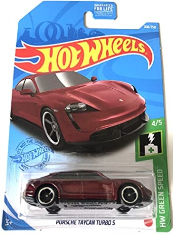 DieCast Hotwheels Porsche Taycan Turbo S – HW Green Speed 4/5 [Maroon] 208/250 | The Storepaperoomates Retail Market - Fast Affordable Shopping