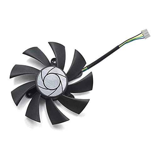 inRobert Graphics-Card Fan-Replacement for MSI-GTX-1060-6G-OCV1 – GPU-Fan 85mm HA9015H12SF-Z for MSI R7 360 GTX 950 2GD5