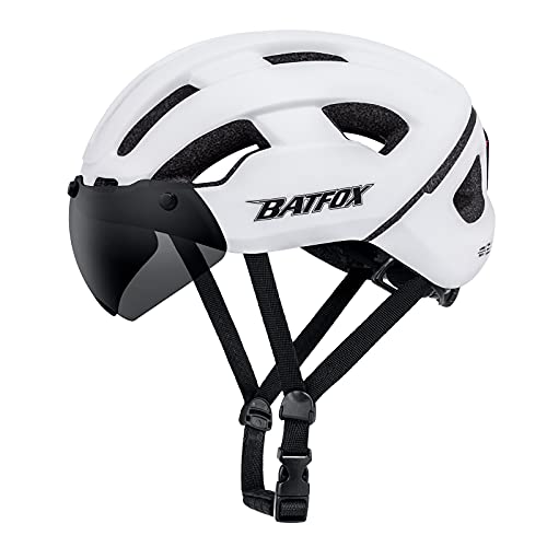 BATFOX Commuter Bike Helmet Casco Bicicleta Adults Men Women Skate Scooter Street Urban Bicycle Cycling Helmets with USB Rechargeable Led Safety Light | The Storepaperoomates Retail Market - Fast Affordable Shopping