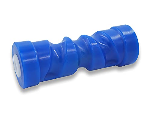 COLOFULWAY 8 inches Self Centering Keel Boat Trailer Roller(Blue)