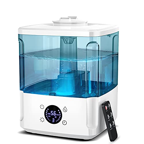 𝐁𝐋𝐀𝐂𝐊𝐅𝐑𝐈𝐃𝐀𝐘 4.5L Humidifiers for Bedroom Large Room, 2 in 1 Humidifier and Aroma Diffuser with 7-Color Night Light, Timer, 3 Mist Modes, 360°Nozzle Cool Mist Auto Shut-Off, Up to 40H, Quiet