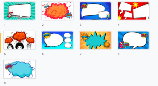 Comic Art/Pop Art Background for Google Slides/PPT Printable All Subjects and Homeschool for Kids