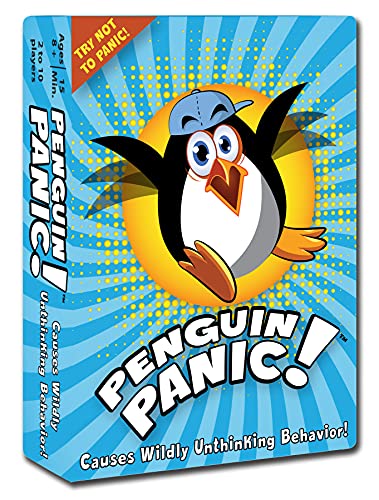 Moose Master Penguin Panic – Party Card Game – Race Your Friends to Blurt Out The Winning Word – Great Ice Breaker for Teens, Kids, Adults…and Penguins