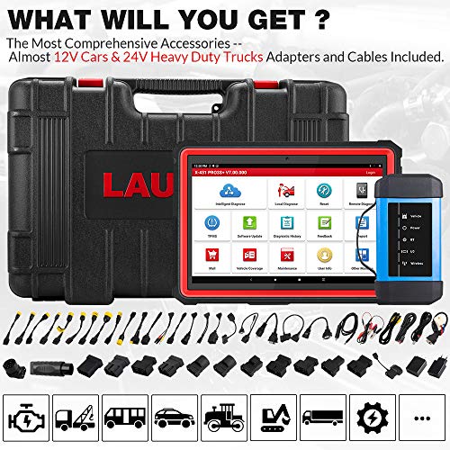 LAUNCH X431 PRO3S+HDIII Gasoline & Heavy Duty Truck 50+ Reset Service Bidirectional Diagnostic Scan Tool,Cars&Heavy Duty Trucks All Systems Scanner,Key Program,ECU Coding,Cars&Trucks Connector Kits | The Storepaperoomates Retail Market - Fast Affordable Shopping