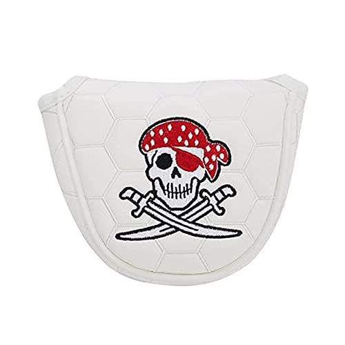 GOLTERS Golf Club Covers Mallet Putter Cover Magnetic Headcover Leather Magnetic Closure for Scotty Cameron Odyssey Taylormade Ping Golf Gift for Men Women Golfer