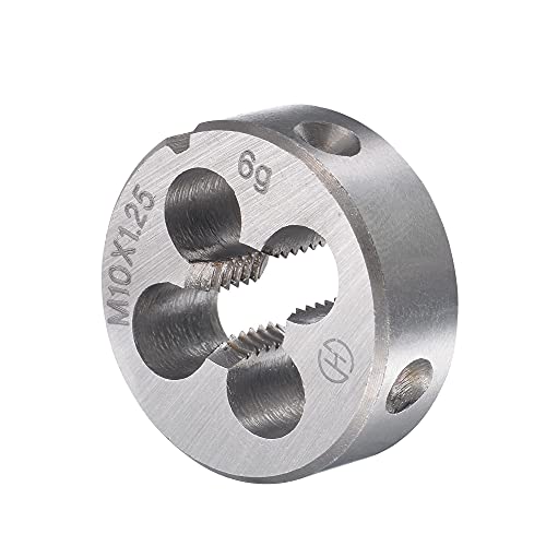 uxcell M10 x 1.25mm Metric Tap and Die Set, HSS Machine Thread Screw Tap with Alloy Tool Steel Round Threading Die | The Storepaperoomates Retail Market - Fast Affordable Shopping