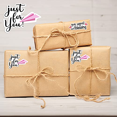 Wailozco 1.5” Just for You Stickers , Thank You Stickers,Handmade Stickers,Business Stickers,Envelopes Stickers for Online Retailers,Handmade Goods,Small Business,500 Labels Per Roll | The Storepaperoomates Retail Market - Fast Affordable Shopping
