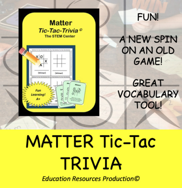 Matter Tic Tac Trivia Board Game