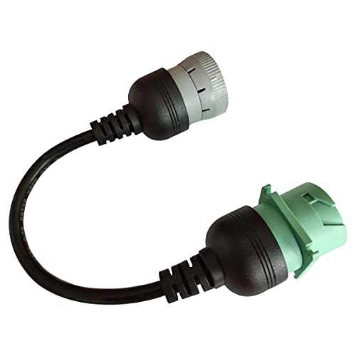 6Pin J1708 to J1939 ELD Cable Type2 Green J1939 to J1708 Adapter Cable 9pin to 6pin for Freightliner Truck | The Storepaperoomates Retail Market - Fast Affordable Shopping