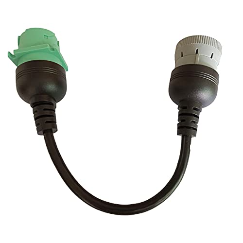 6Pin J1708 to J1939 ELD Cable Type2 Green J1939 to J1708 Adapter Cable 9pin to 6pin for Freightliner Truck | The Storepaperoomates Retail Market - Fast Affordable Shopping