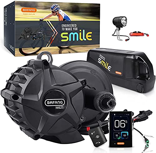 BAFANG Newest M625 Mid Drive Kit : 50.4V 1000W Mid Mount Motor with 19.6Ah Battery & DPC181.CAN Bluetooth Display, 8fun New G321 eBike Conversion for Mountain Bikes Road Bicycle (68mm Bottom Bracket)