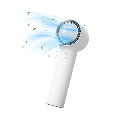 komkaer Handheld Mini Fan,Portable Personal Porket Fan Work Long to 8hours, Small USB Rechargeable Battery Super Mini Bag Electric Fan Indoor And Outdoor