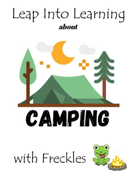 Camping Themed Learning Packet