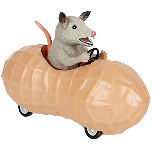 Mcphee Archie Possum in a Peanut Pull Back Toy Car (12967)