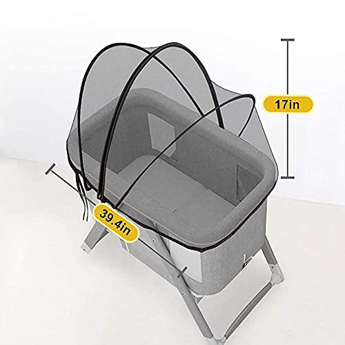 Mosquito Netting for Stroller, Encrypted Stroller Mosquito Net Full Cover, Stretchable Netting Breathable Folding Dual-Use Zipper Mesh Mosquito Net for Baby Car seat Cover (Black), XLXQ012 | The Storepaperoomates Retail Market - Fast Affordable Shopping