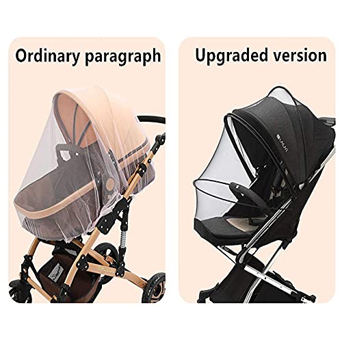 Mosquito Netting for Stroller, Encrypted Stroller Mosquito Net Full Cover, Stretchable Netting Breathable Folding Dual-Use Zipper Mesh Mosquito Net for Baby Car seat Cover (Black), XLXQ012 | The Storepaperoomates Retail Market - Fast Affordable Shopping