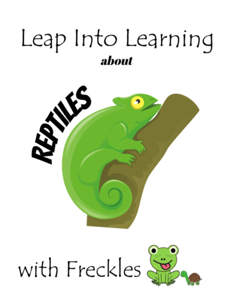 Reptile Themed Learning Packet
