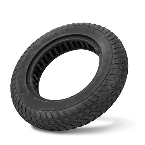 OUKENS Electric Scooter Tire, Explosion-Proof Tubeless Solid Tire for 10 inch Electric Scooter (Black(Small))