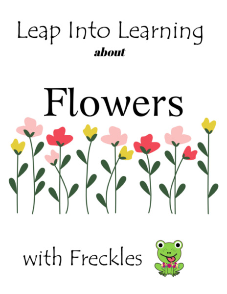 Flowers Themed Learning Packet