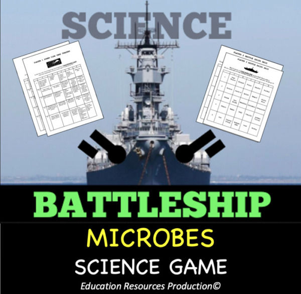 Microbes Battle Ship Vocabulary Game