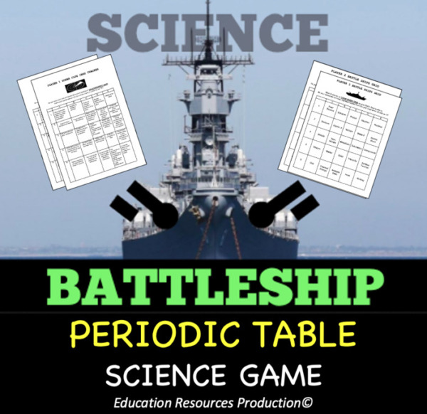 Periodic Table Battle Ship Vocabulary Game