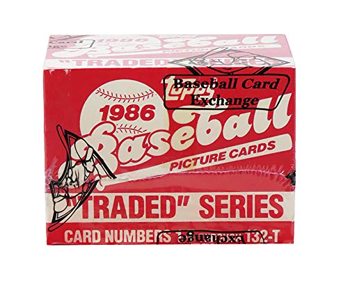 1986 Topps Traded Baseball Factory Set BBCE Wrapped From A Sealed Case (FASC)