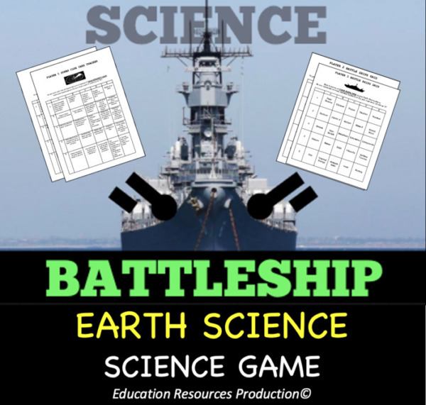 Earth Elementary Battle Ship VOCABULARY GAME