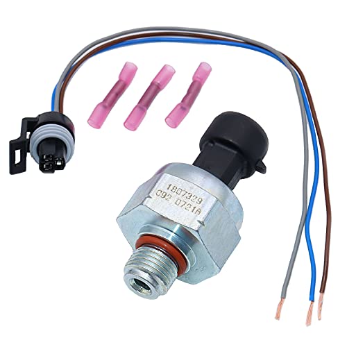 KEJSTED 7.3 ICP Injection Control Pressure Sensor & Pigtail Kit Compatible with Ford Powerstroke 7.3L Diesel ICP102 1807329C92 F6TZ-9F838-A F4TZ9F838A F6TZ9F838A CM5227 112841