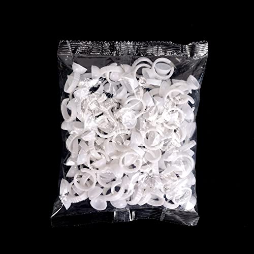 ZXMFDZ 300PCS Glue Rings for Eyelash Extensions Lash Glue Rings Lash Glue Holder Lash Extension Eyelash Extension Supplies Plastic Pigment Ring Cups | The Storepaperoomates Retail Market - Fast Affordable Shopping