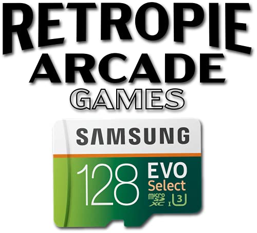 Retropie 128GB SD Card – Arcade Edition – Raspberry Pi 4 and Raspberry Pi 400, Green